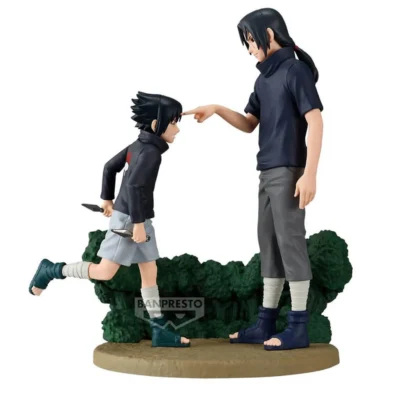 NARUTO SHIPPUDEN - FIGURA ITACHI UCHIHA & SASUKE UCHIHA MEMORABLE SAGA